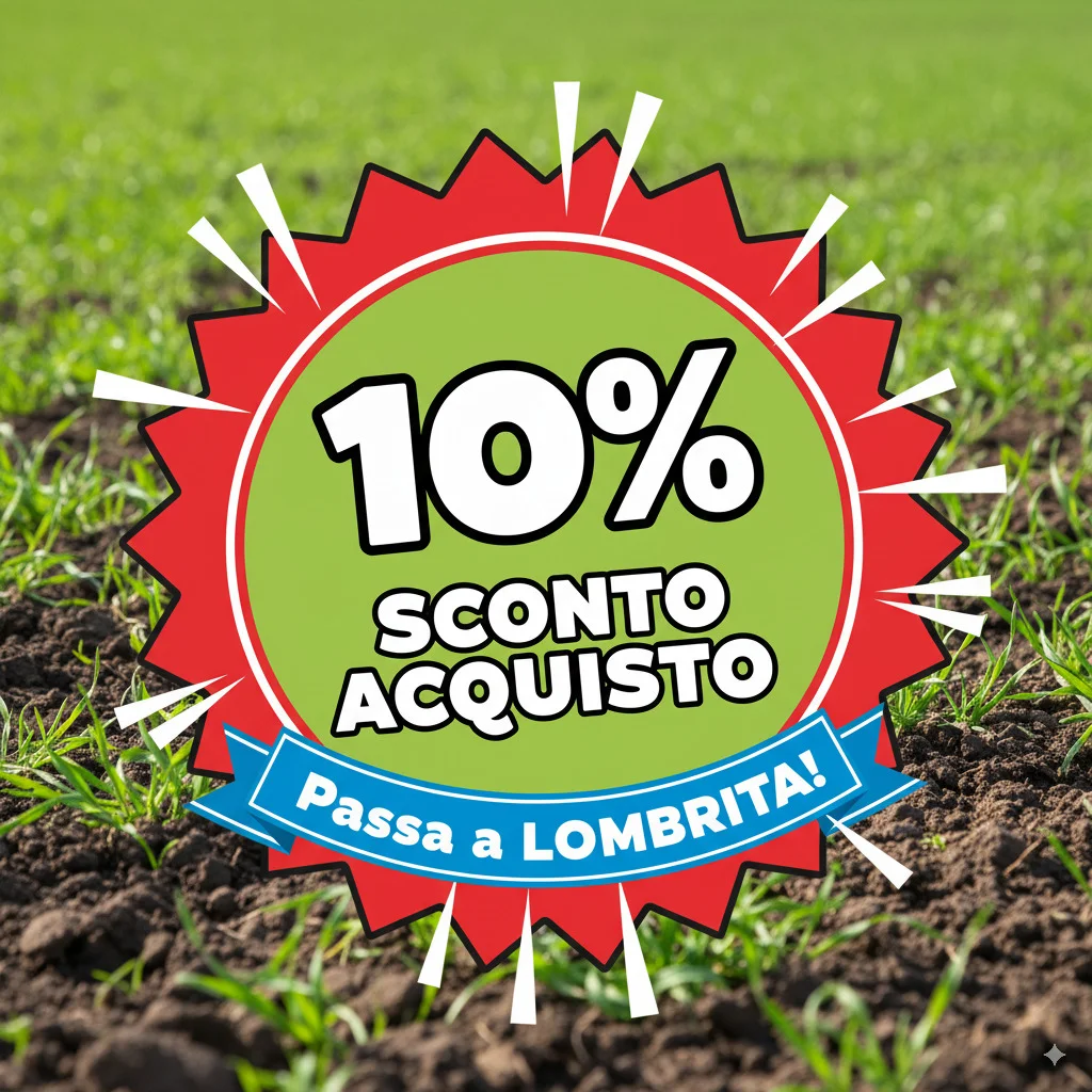 PASSA A LOMBRITA – 10% MAX DI SCONTO HUMUS BIOLOGICO PURISSIMO!