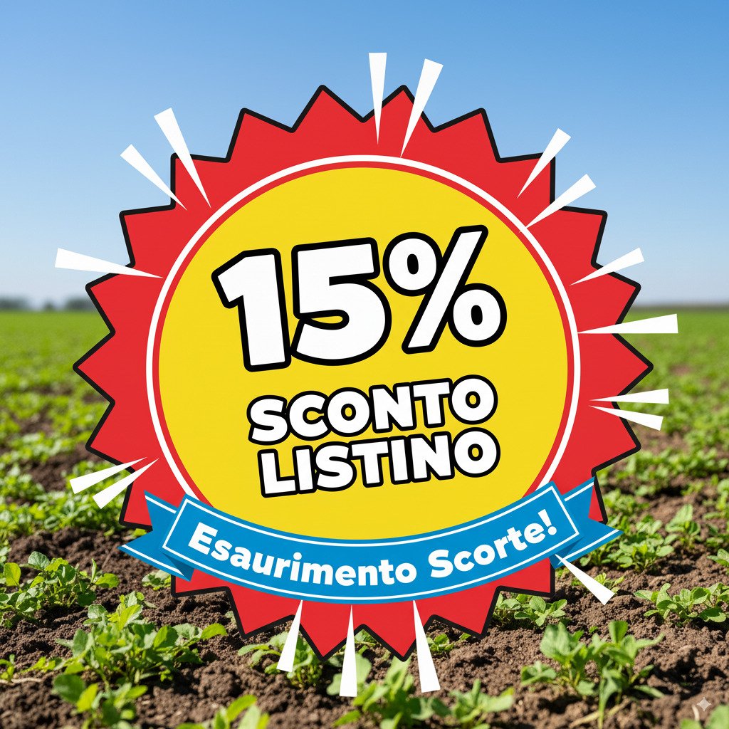 ESAURIMENTO SCORTE – 15% SCONTO LISTINO!
